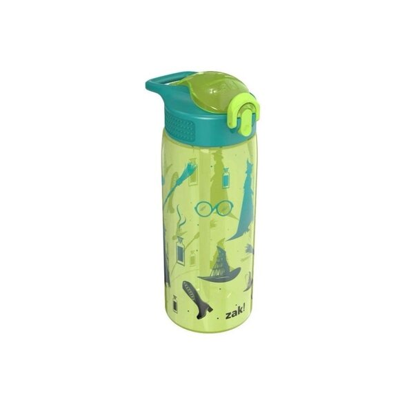 Zak Designs Wicked Halloween Light Green Durable Straw Water Bottle 25oz New - Picture 2 of 6